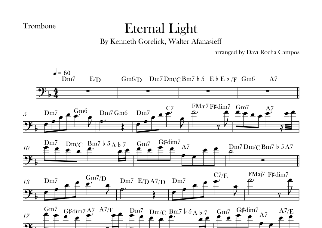 Eternal Light (arr. Davi Rocha Campos)