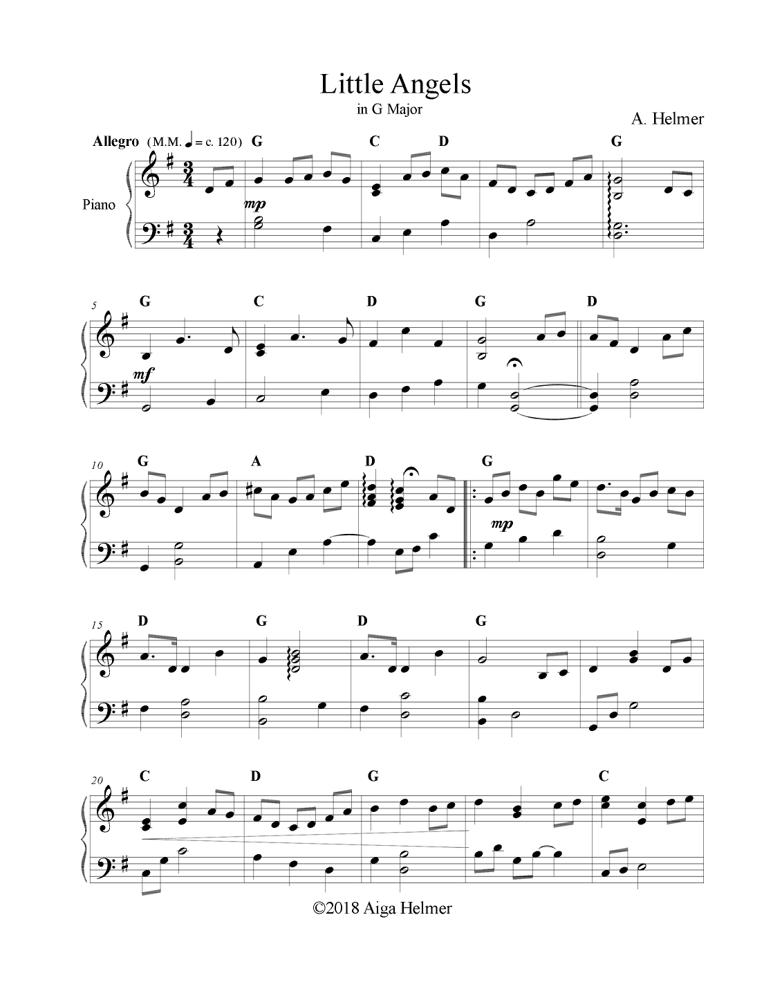Little Angels in G Major