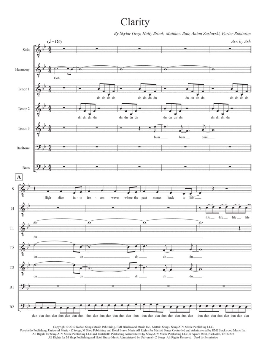 Clarity (arr. Ash)