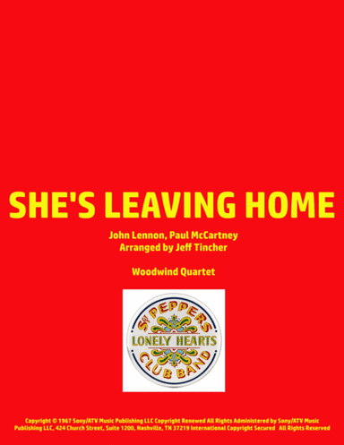 She's Leaving Home (arr. Jeff Tincher)