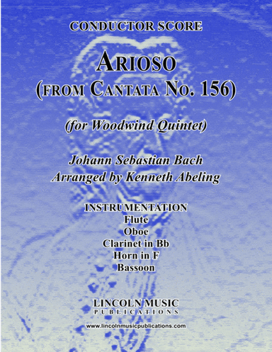Arioso - from Cantata No. 156 (for Woodwind Quintet) (arr. Kenneth Abeling)