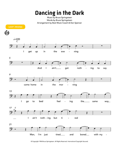 Dancing In The Dark (arr. Best Music Coach)