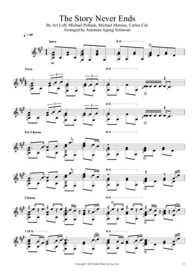 The Story Never Ends (arr. Antonius Agung Setiawan)