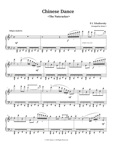 Chinese Dance (The Nutcracker) (arr. Jinnie J)