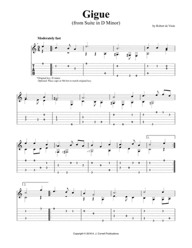 Suite in D Minor: "Gigue" (arr. Mark Phillips)