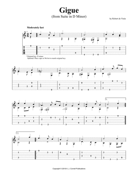 Suite in D Minor: "Gigue" (arr. Mark Phillips)