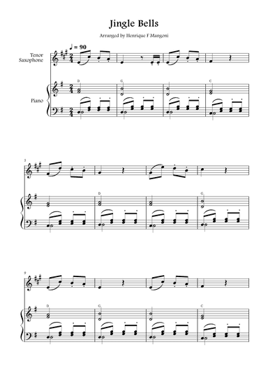 Jingle Bells (arr. Henrique F Mangoni)