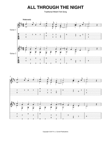 All Through the Night (arr. Mark Phillips)