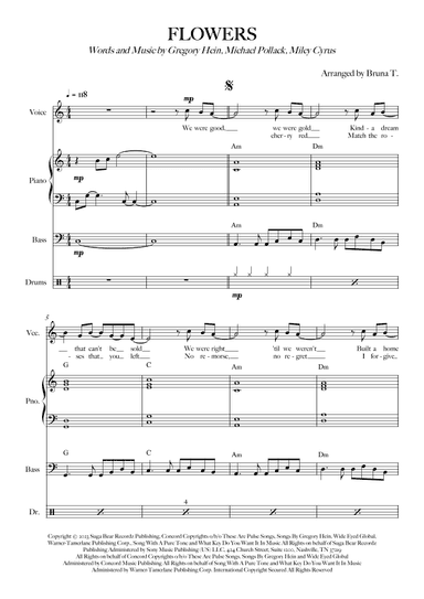 Flowers (arr. Bruna T.)