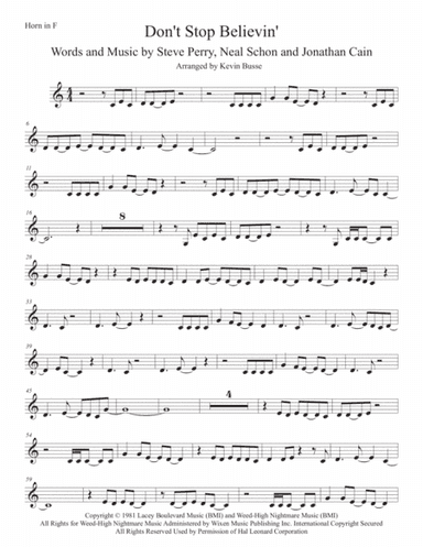 Don't Stop Believin' (arr. Kevin Busse)