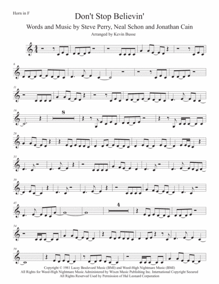 Don't Stop Believin' (arr. Kevin Busse)