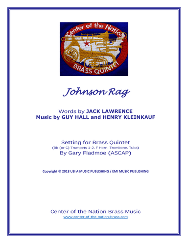 Johnson Rag (arr. Gary Fladmoe (ASCAP))