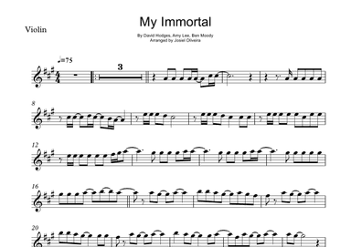 My Immortal (arr. Josiel Oliveira)