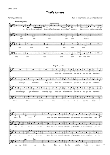 That's Amore (that's Love) (arr. Leonhard Stampler)