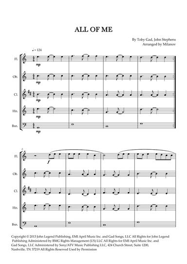 All Of Me (arr. Milanov)