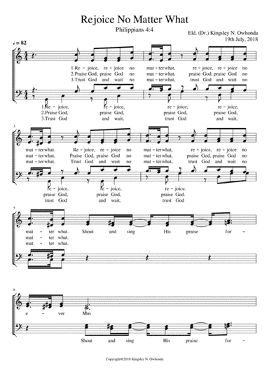 Rejoice No Matter What