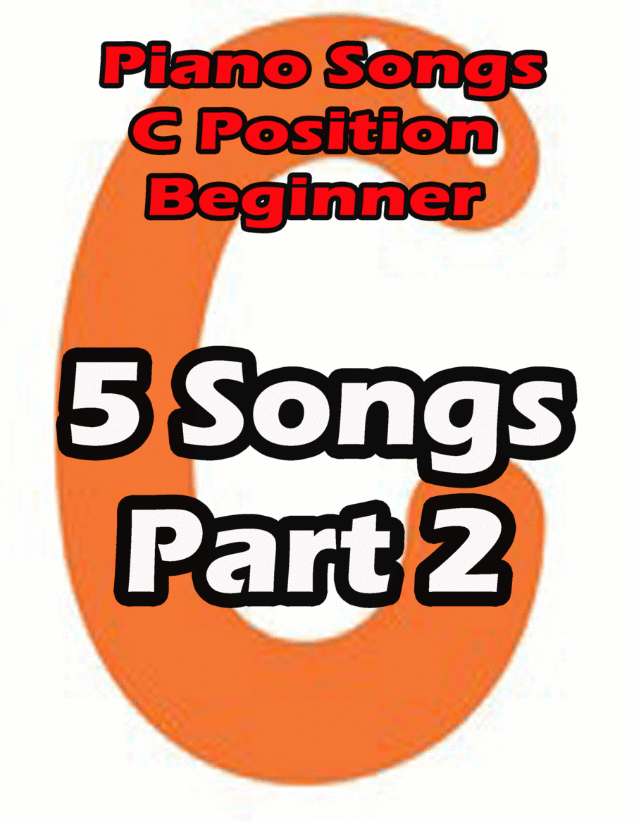 Piano songs in C position part 2