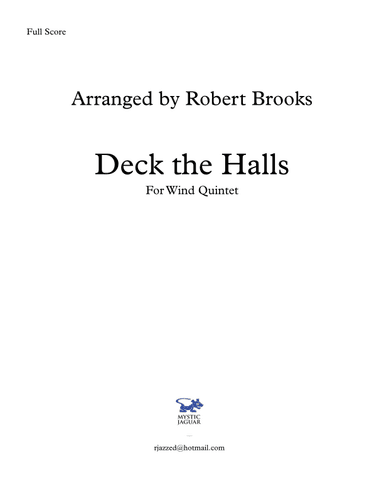Deck the Halls (arr. Robert Brooks)