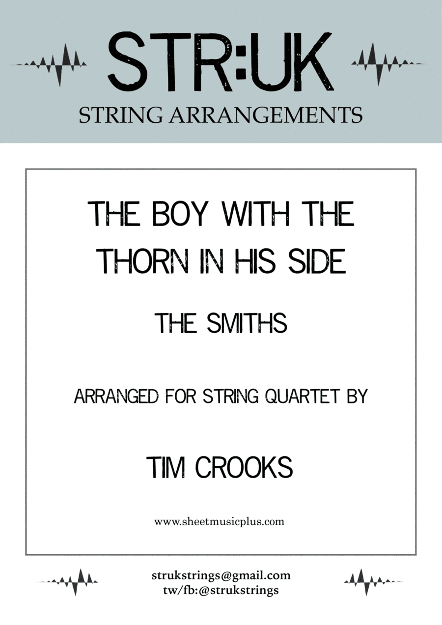 The Boy With The Thorn In His Side (arr. Tim Crooks)