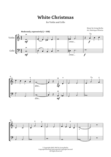 White Christmas (arr. Henrique Oliveira)