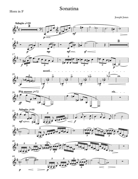 Sonatina for Horn and Piano, Op. 41