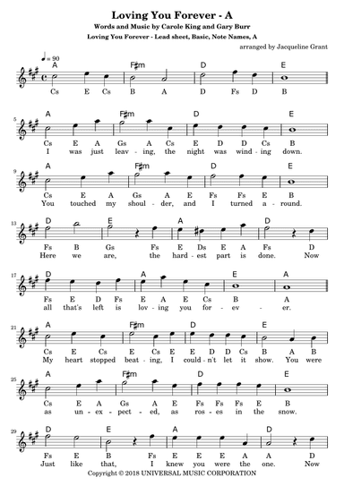 Loving You Forever (arr. Jacqueline Grant)