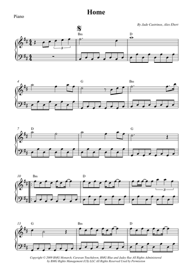Home (arr. Wesley S. SIlva)