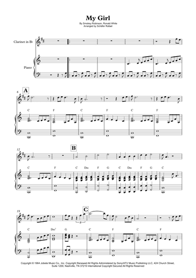My Girl (arr. Schäfer Rafael)