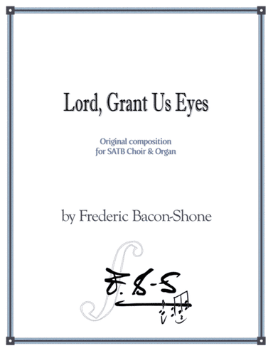 Lord, Grant Us Eyes