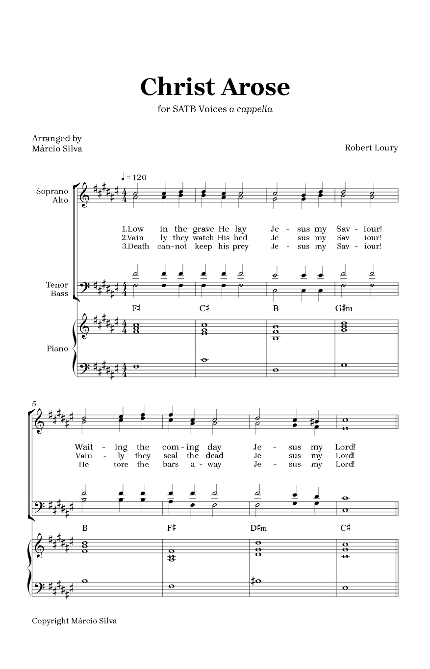 Christ Arose (arr. Márcio Silva)