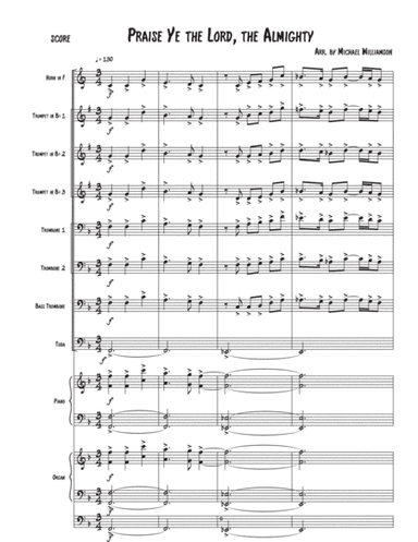 Praise Ye the Lord, the Almighty (arr. Michael Williamson)