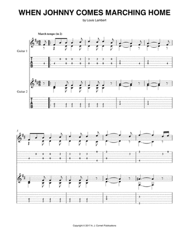 When Johnny Comes Marching Home (arr. Mark Phillips)