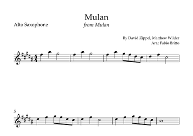 Honor To Us All (arr. Fabio Britto)