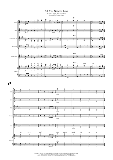 All You Need Is Love (arr. Amauri Lopes)