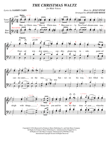 The Christmas Waltz (arr. Anastasio Rossi)