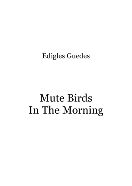 Mute Birds In The Morning