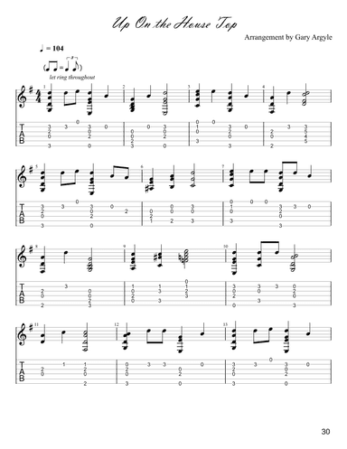 Up on the Housetop (arr. Gary Argyle)