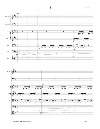 Double Concerto I - Score Only