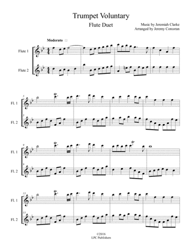 Trumpet Voluntary for Two Flutes (arr. Jeremy Corcoran)