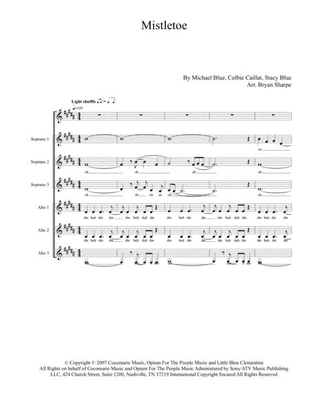 Mistletoe (arr. Bryan Sharpe)