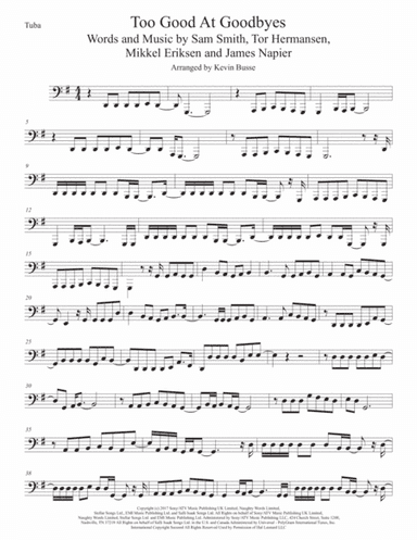 Too Good At Goodbyes (arr. Kevin Busse)