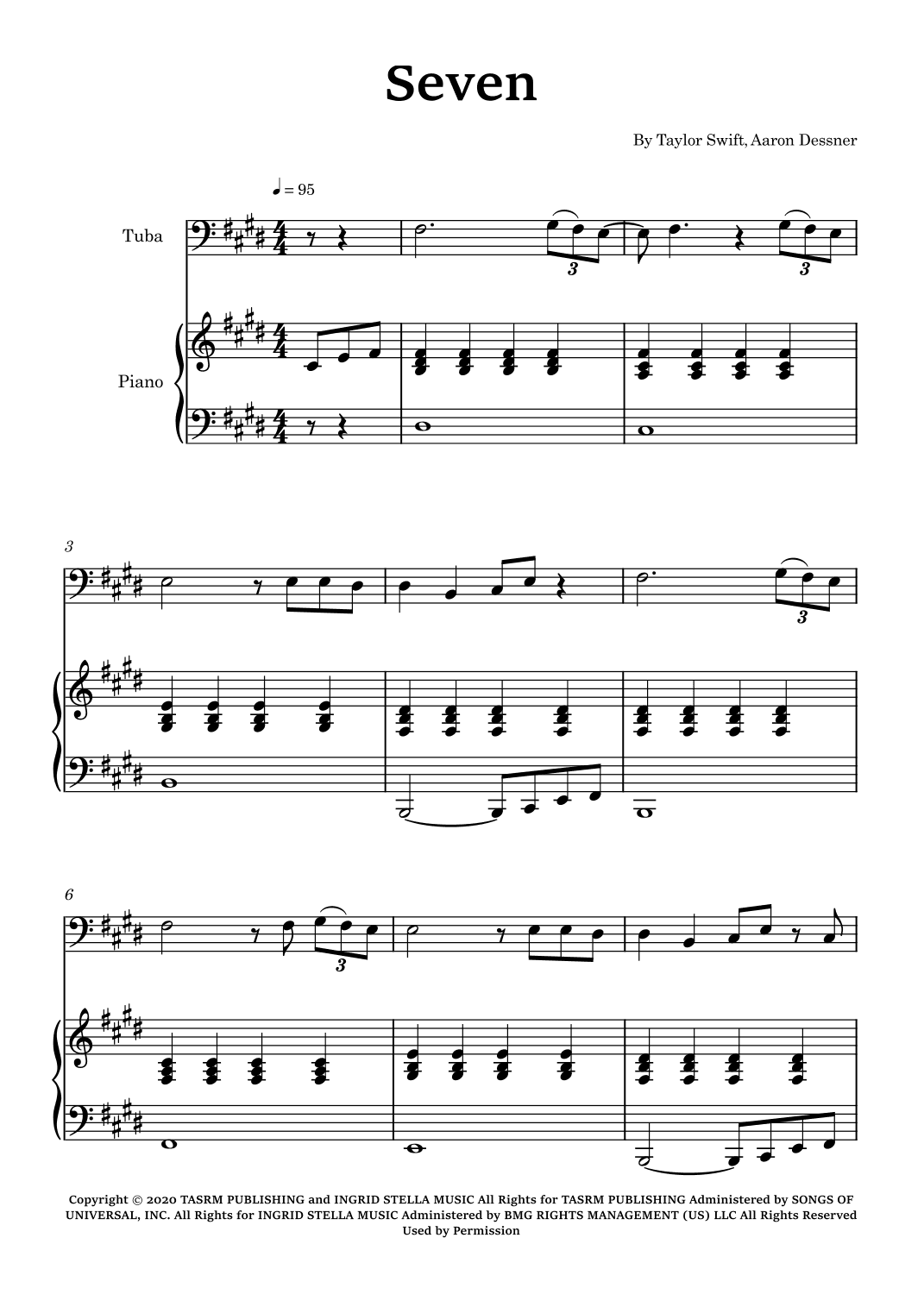 Seven (arr. Glauco Fernandes)