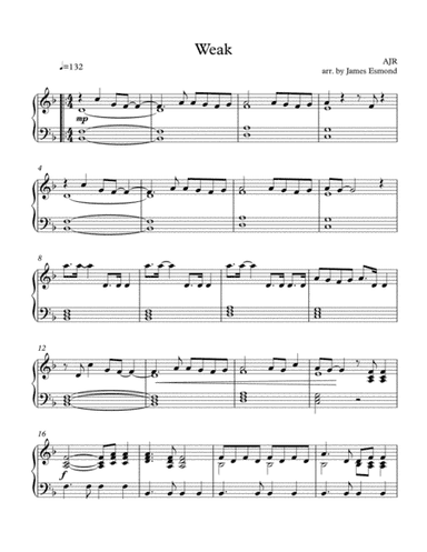 Weak (arr. James D. Esmond)