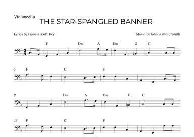 THE STAR-SPANGLED BANNER (arr. Alex Nunes Rodrigues)