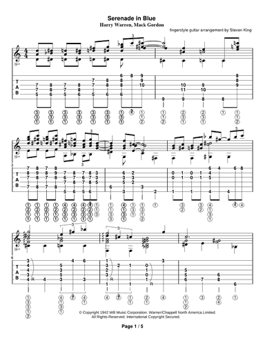 Serenade In Blue (arr. Steven Michael King)