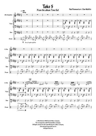 Take Five (arr. Dan Wattis)