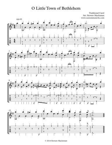 O Little Town of Bethlehem (arr. Stewart Maclennan)