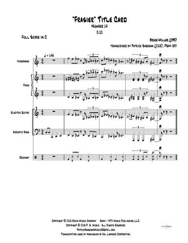 Frasier Cues (arr. Patrick Sheehan)