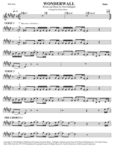 Wonderwall (arr. Jorge Juárez)