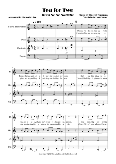 Tea For Two (arr. Jhonata Lino)